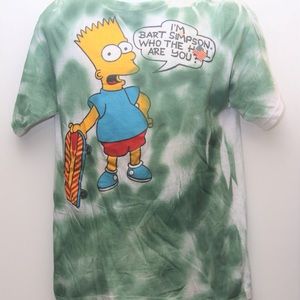 1989 "BART SIMSPON" Tie-Dye Single-Stitched Tee